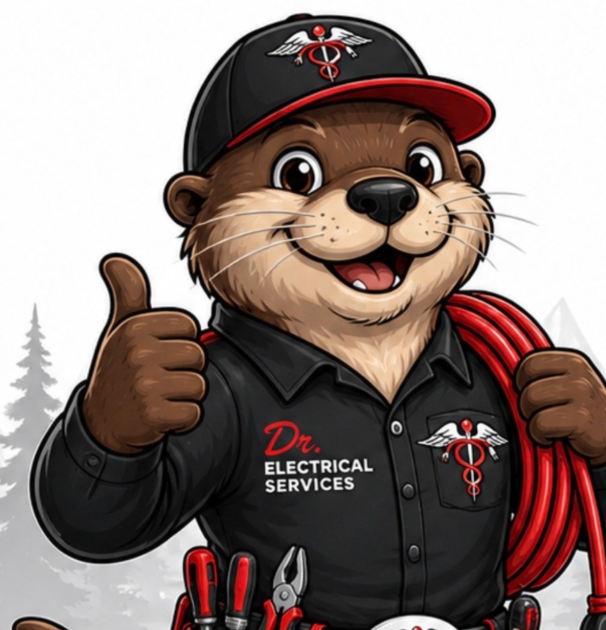 Otto, Dr. Electrical Services mascot
